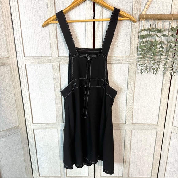 Tripp Royal Bones Overall Schoolgirl Dress Black Goth Pentagram XS NO STRAPS - Picture 7 of 11